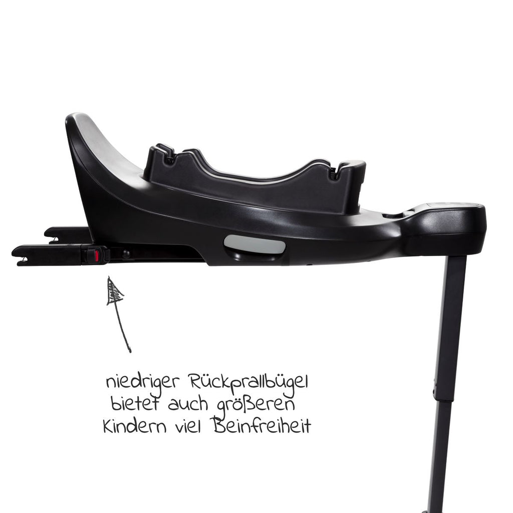 Isofix-base i-Base Encore 360° dreibar, i-Size, svart - Joie Signature nærbilde av støttefot
