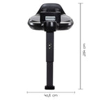 Isofix-base i-Base Encore 360° dreibar, i-Size, svart - Joie Signature installasjonsindikatorer