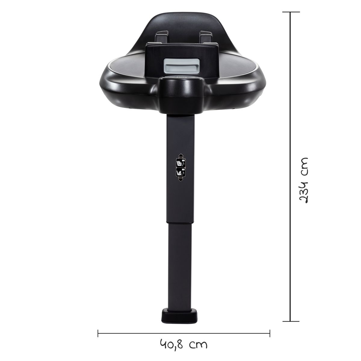 Isofix-base i-Base Encore 360° dreibar, i-Size, svart - Joie Signature installasjonsindikatorer