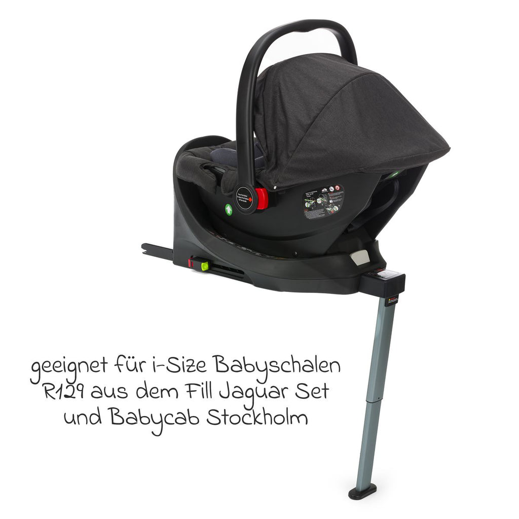 Isofix-base i-Size for babystol Jaguar bakside