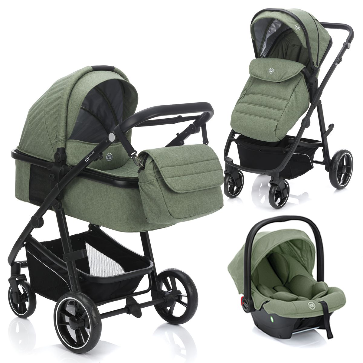 Isofix-base i-Size for babystol Jaguar håndtering