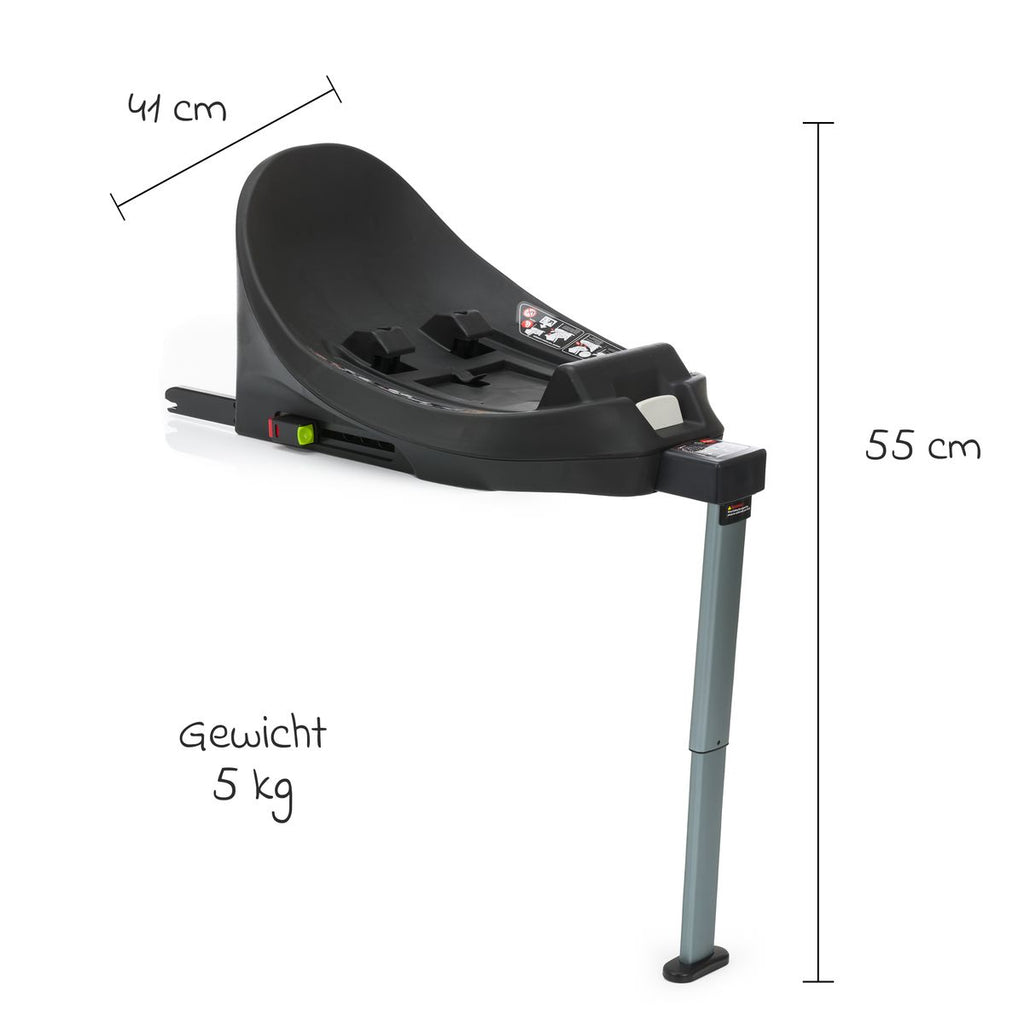 Isofix-base i-Size for babystol Jaguar med justerbar støttefot