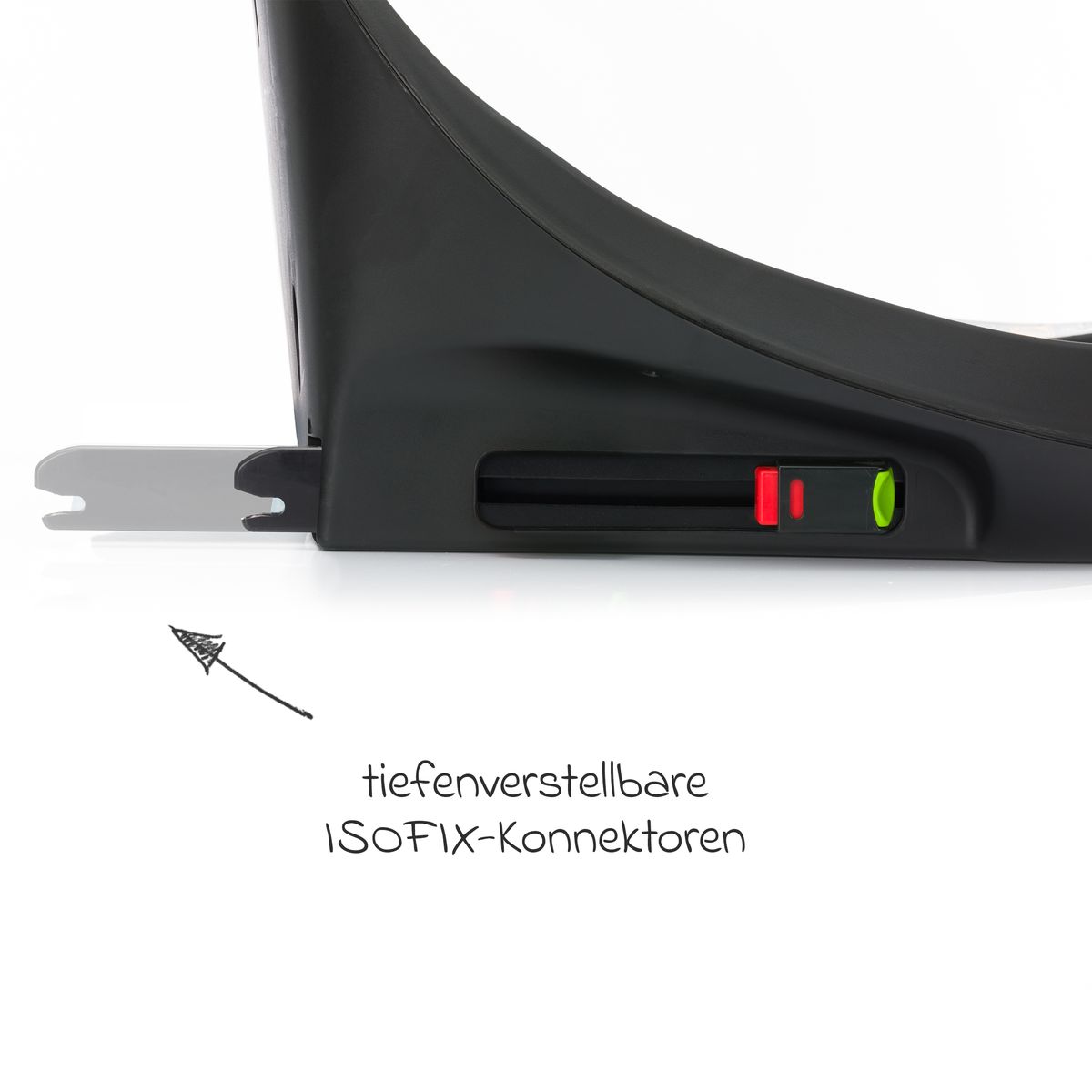 Isofix-base i-Size for babystol Jaguar montert i bil