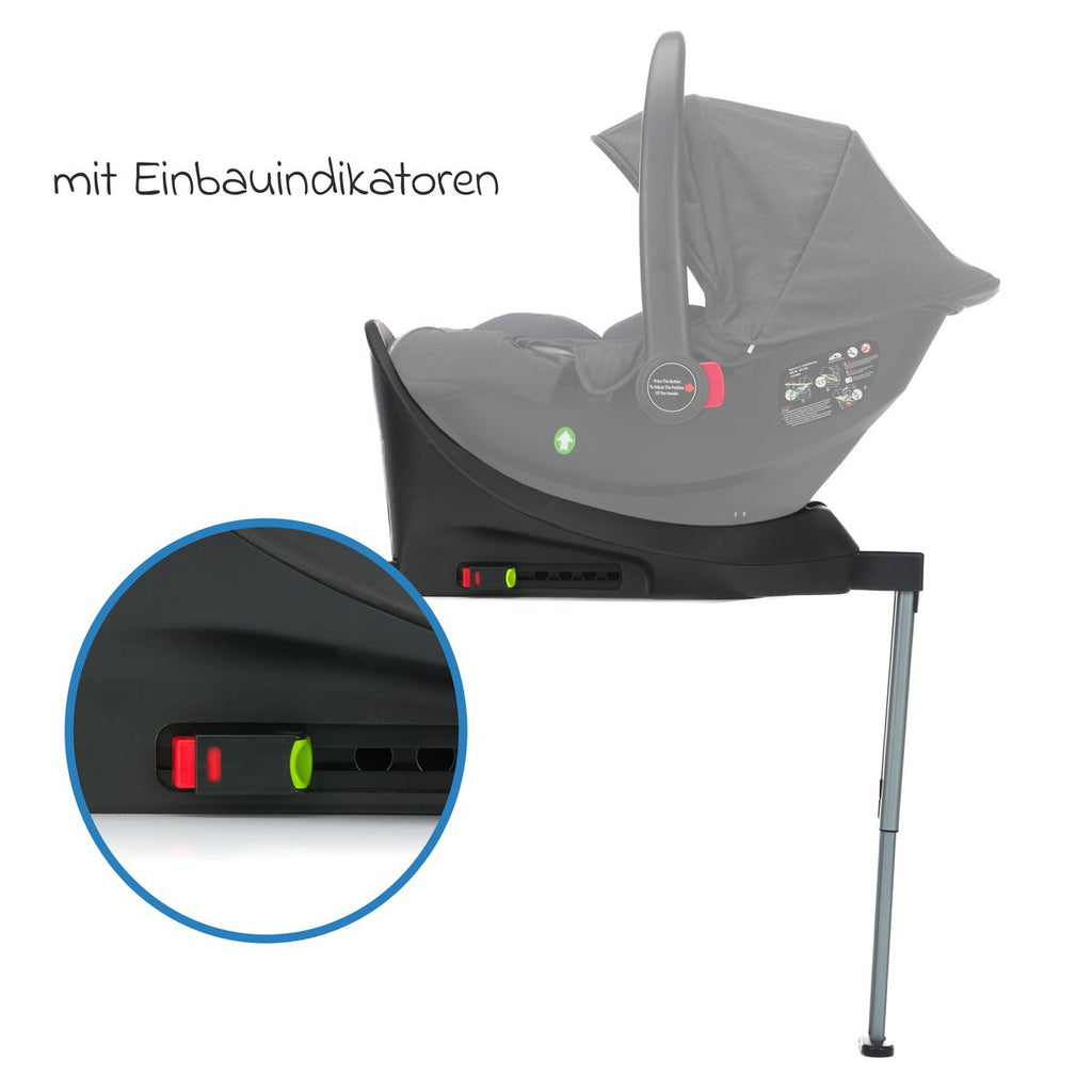 Isofix-base i-Size for babystol Jaguar nærbilde av støttefot