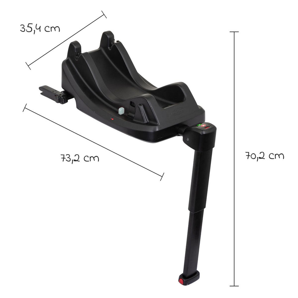 Isofix-base Isofamily i-Size for SnugEssentials med tilkoblet babyskall