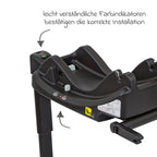 Isofix-base Isofamily i-Size for SnugEssentials montert i bil