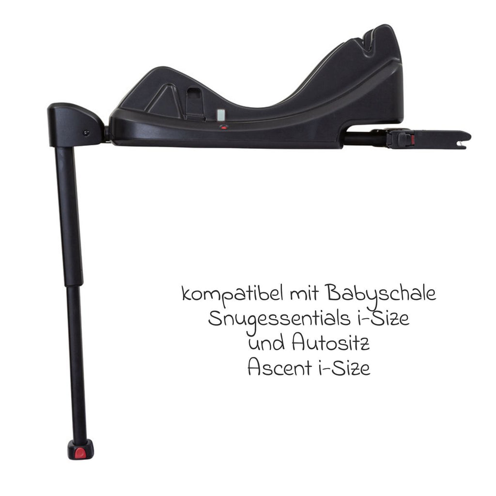 Isofix-base Isofamily i-Size for SnugEssentials sideprofil