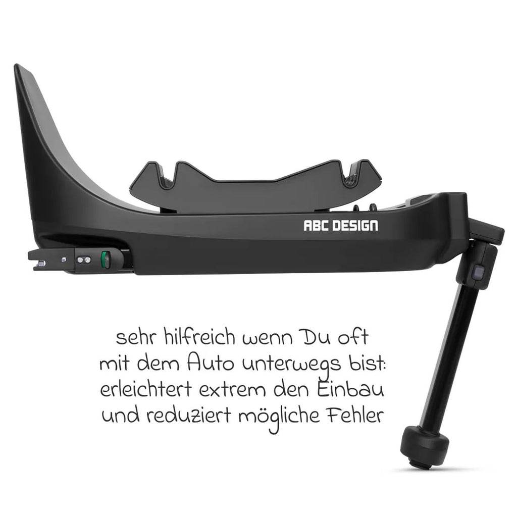 Isofix-base Root 360° dreibar for Tulip og Lily detalj av støttebein