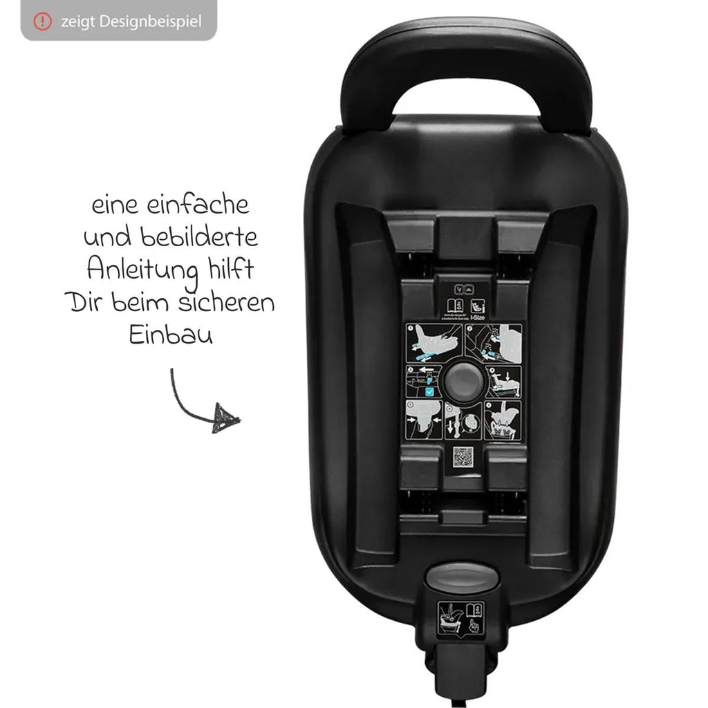 Isofix-base Root 360° dreibar for Tulip og Lily høydejusterbart støttebein