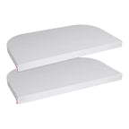Jersey stretchlaken Deluxe 2-pack for bedside crib bomull - babybay