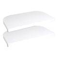 Jersey stretchlaken Deluxe 2-pack for bedside crib bomull forfra