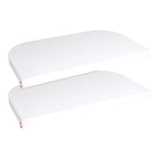 Jersey stretchlaken Deluxe 2-pack for bedside crib bomull forfra