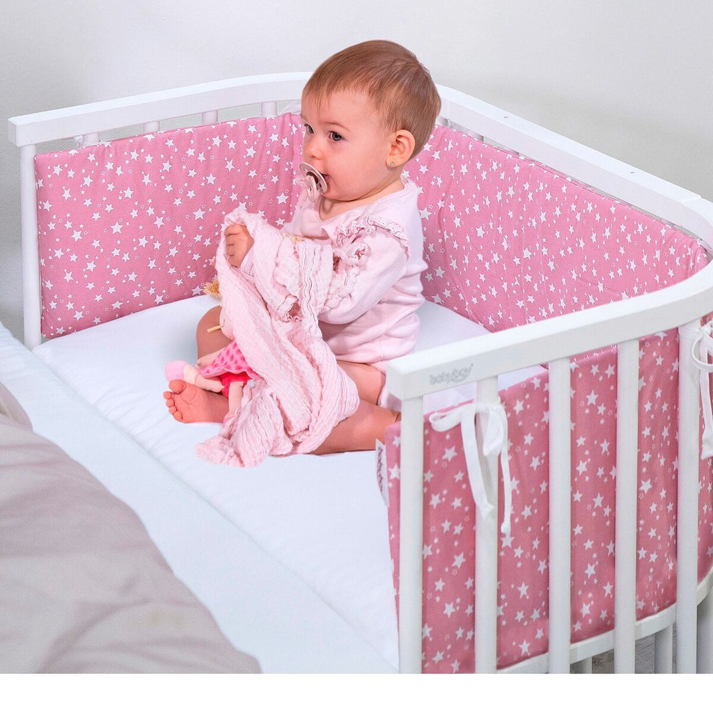 Jersey stretchlaken Deluxe 2-pack for bedside crib bomull - babybay