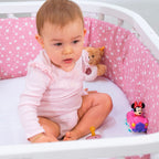 Jersey stretchlaken Deluxe 2-pack for bedside crib bomull - babybay