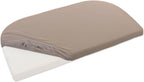 Jerseylagen for babybay madrass nougat forfra