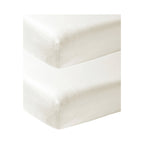 Jerseylaken 2-pack 40x80-40x90 cm bomull pakket opp