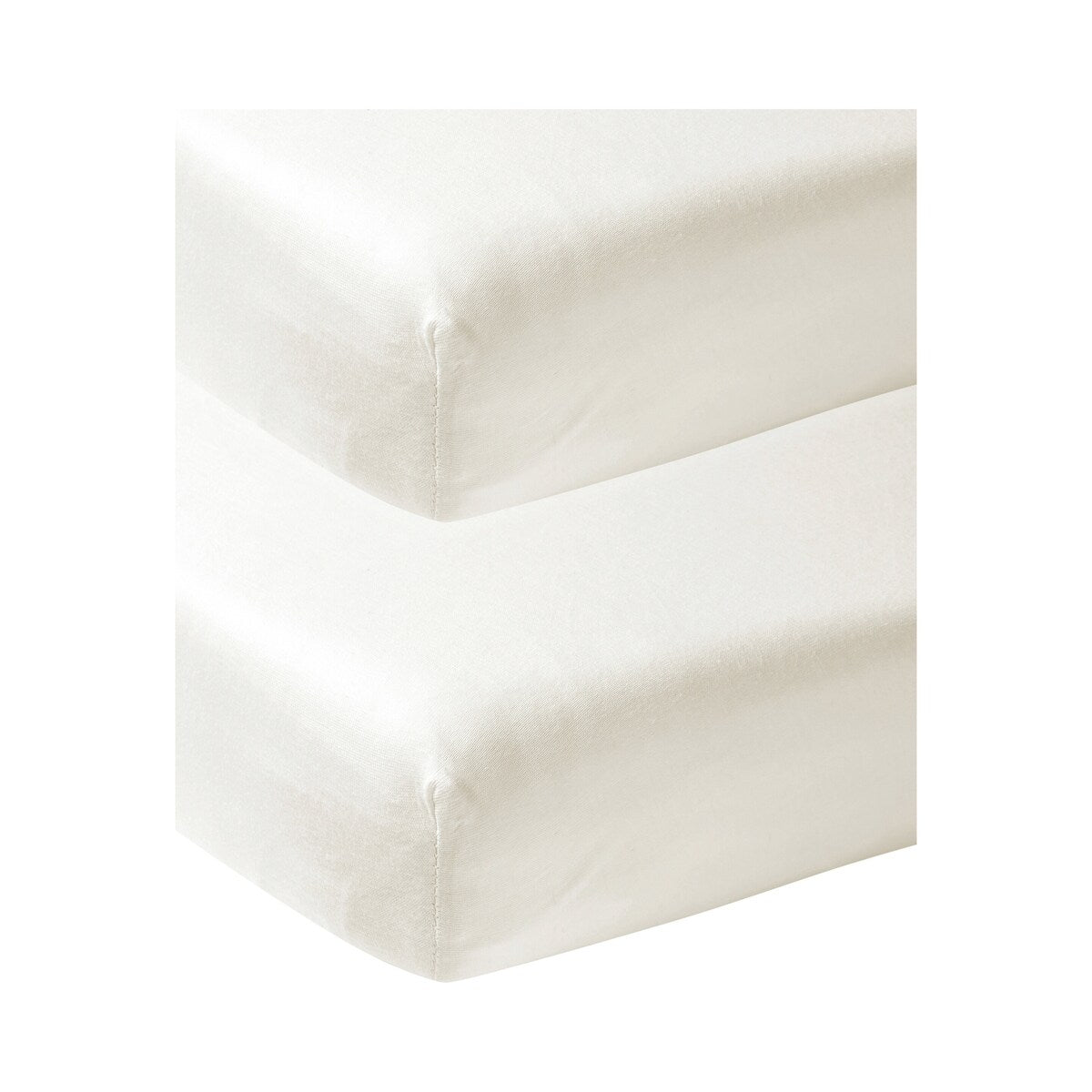 Jerseylaken 2-pack 40x80-40x90 cm bomull pakket opp