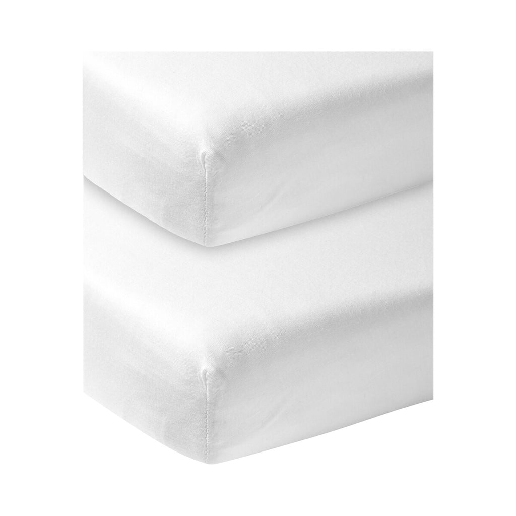 Bakside av Jerseylaken 2-pack 50x90 cm bomull Meyco Baby