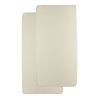 Nærbilde av tekstur på Jerseylaken 2-pack 50x90 cm bomull Meyco Baby