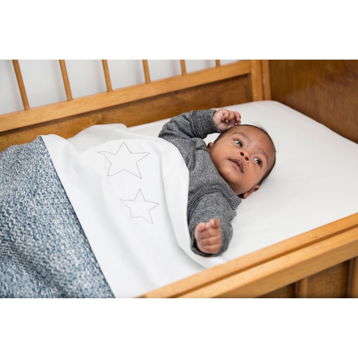 Jerseylaken 2-pack 50x90 cm bomull - Meyco Baby