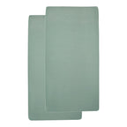 Jerseylaken 2-pack 60x120 cm bomull - Meyco Baby