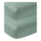 Jerseylaken 2-pack 60x120 cm bomull - Meyco Baby