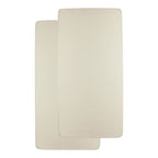 Jerseylaken 2-pack 60x120 cm bomull nærbilde av gummistrikk