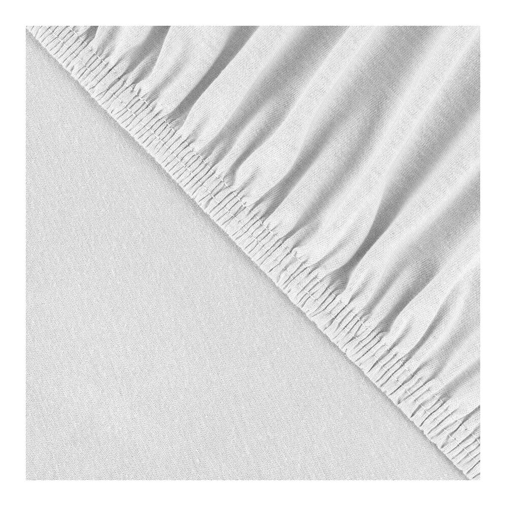 Jerseylaken 2-pack 70x140 cm bomull med strikk bakside