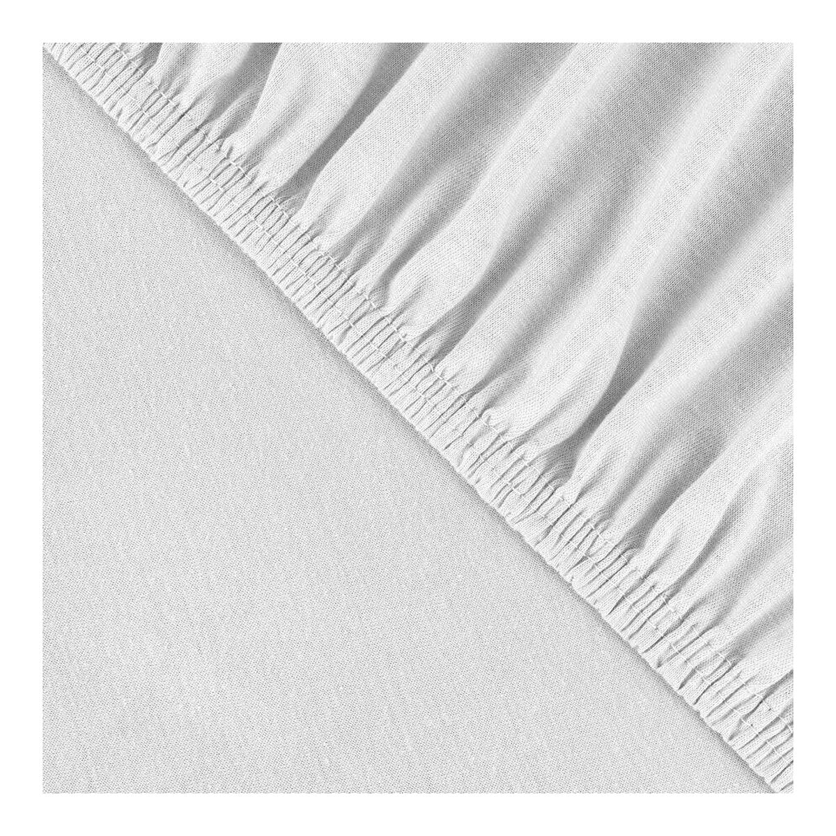 Jerseylaken 2-pack 70x140 cm bomull med strikk bakside