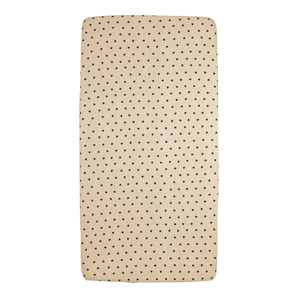 Jerseylaken 40x80/90 cm bomull med strikk forfra