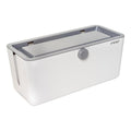 Kabelboks CableGuard hvit 30,5 x 13,5 x 13,5 cm forfra
