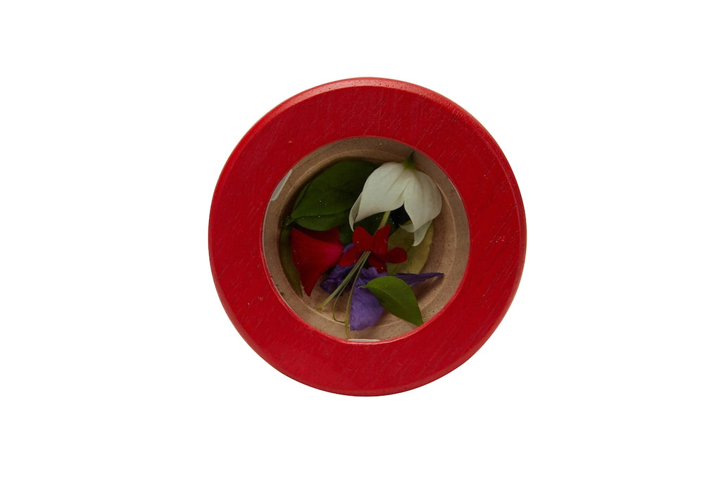 Detalj av kaleidoskop i gummitreverk for barn - PlanToys
