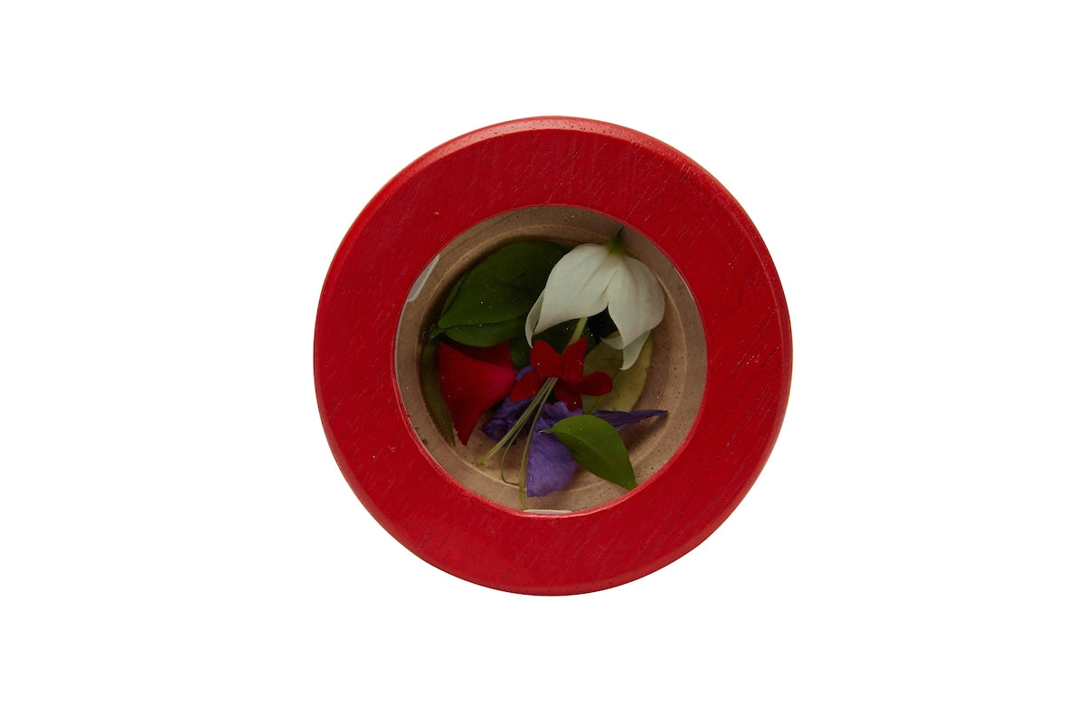 Detalj av kaleidoskop i gummitreverk for barn - PlanToys