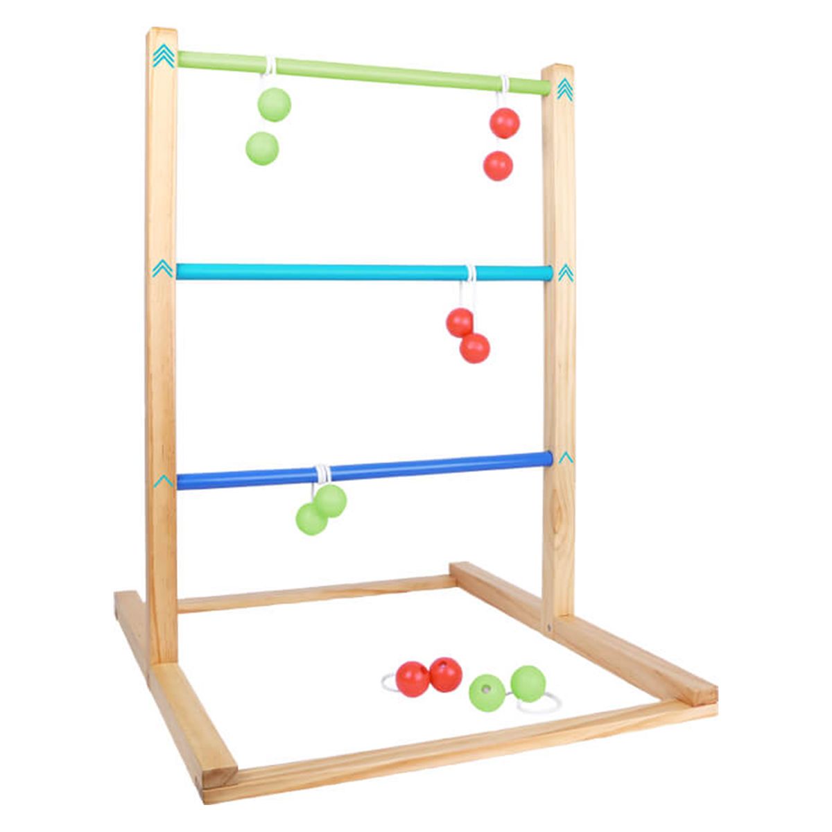 Kastespill stigegolf i tre, 7 deler, Active - small foot forfra