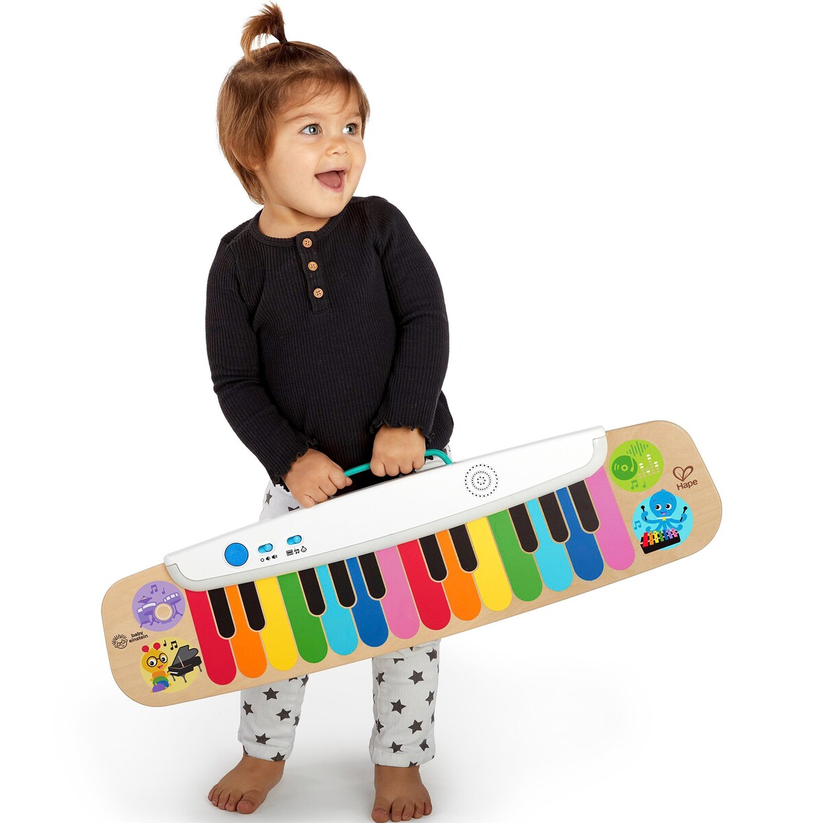 Barn som leker med Keyboard Magic Touch med lyd og lys