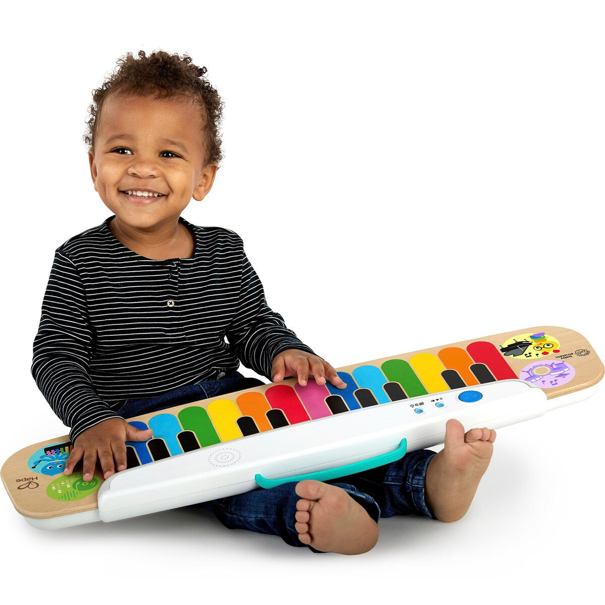 Keyboard Magic Touch med lyd og lys forskjellige programmer vist