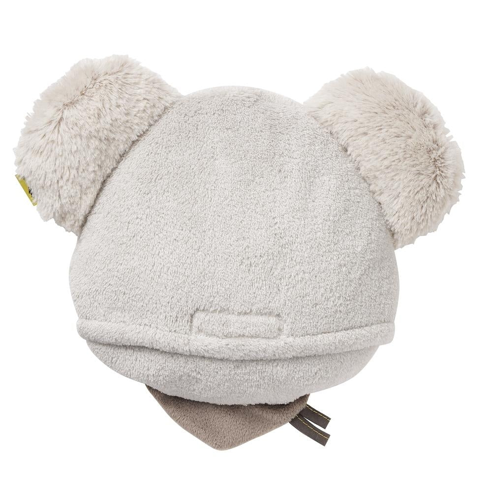 Kirsebærkjernepute Koala for baby - Fehn detalj av mykt velour