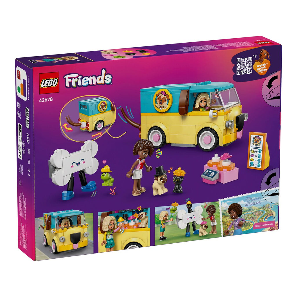 Nærbilde av LEGO® Friends figurer og kjæledyr