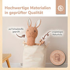 Kjepp-dyr hare Fine i plysj og tre sideprofil