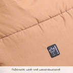 Nærbilde av Sherpa fleece på Kjørepose i fleece Hoody 2.0 til bilstol og bag