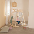 Klatrestativ med lekeelementer fra 24 mnd 128,5 x 79 x 106,5 cm - roba forfra
