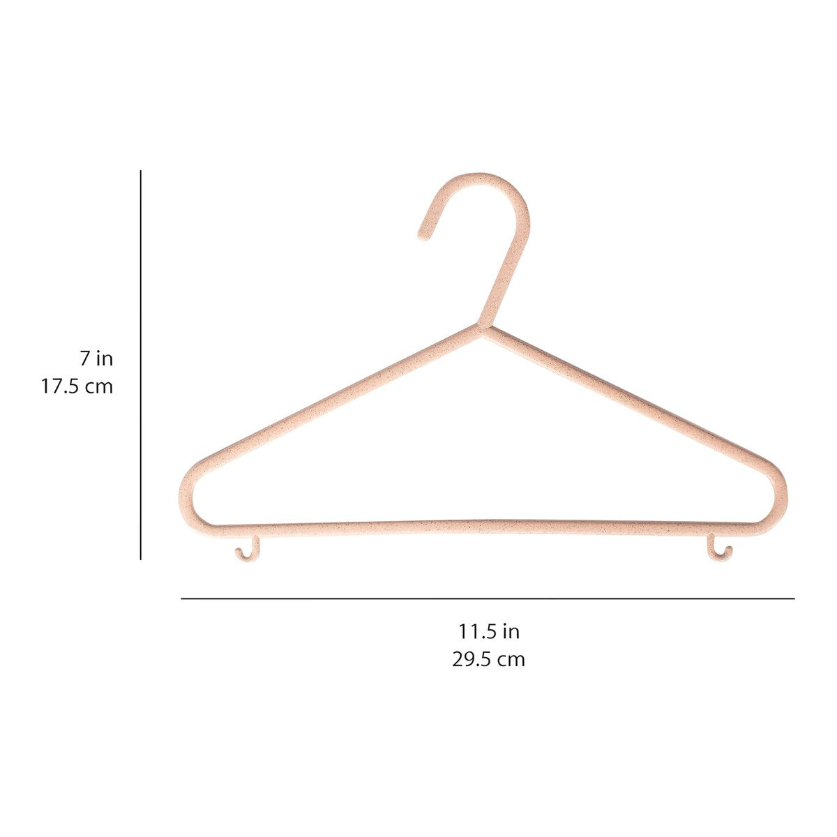Kleshengere for barn 15-pakning hvetestrå 29,5 cm bakside