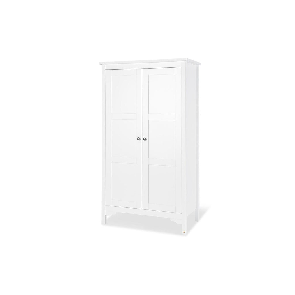 Klesskap 2-dørs Chalet hvit MDF 103x185 cm forfra