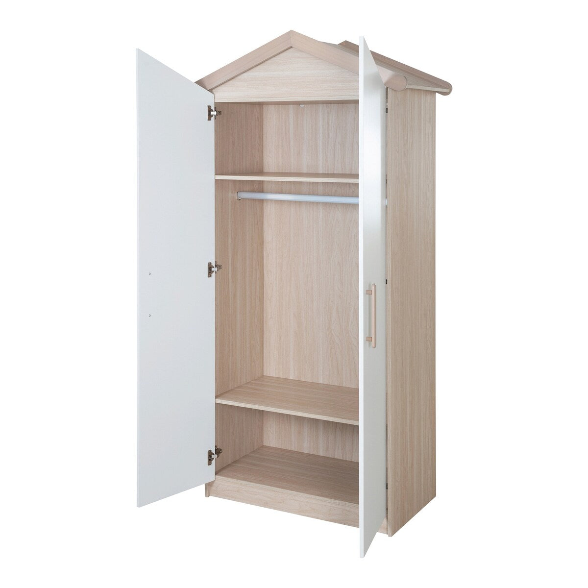 Klesskap Cabane 2-dørs 96x190 cm med soft-close detalj av håndtak