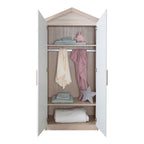 Klesskap Cabane 2-dørs 96x190 cm med soft-close nærbilde av dør