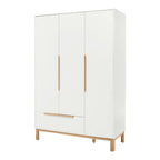 Klesskap Juna stor 129x190 cm MDF og eik forside