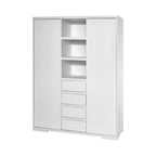 Klesskap Maxx White 2-dørs MDF hvit foran