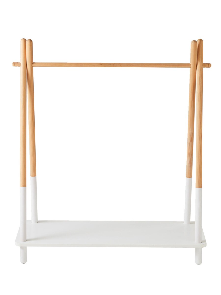 Klessstativ TIPI for barnerom 100x40x115 cm MDF hvit detalj
