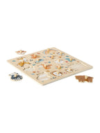 Bakside av Knottepuslespill Skogvenner i tre FSC® 30x30 cm