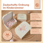 Koffersett 3-deler Ella Vintage Flowers bakside